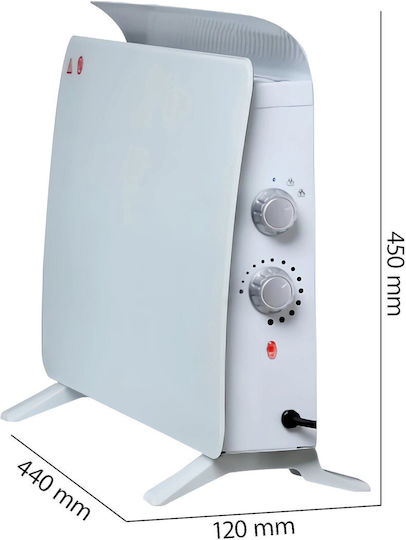 Θερμοπομπός Τοίχου 1500W 45x44cm Λευκός