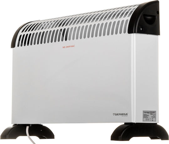 Germina Θερμοπομπός Δαπέδου 2000W 53.5x38.5cm Λευκός