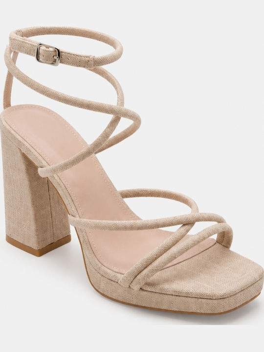 Beige Sandals