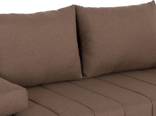 Kend Dreisitzer Sofa Bett mit Stauraum Offene Braune 188x85x82cm