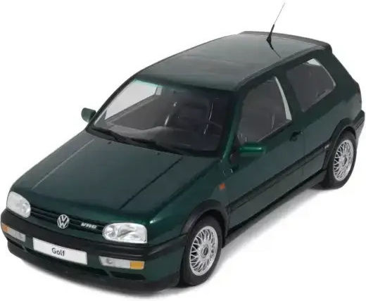 Model Mașină Machetă Volkswagen Golf III VR6 Carat Dragon Verde 1992 Scara 1:12 Otto Models G099