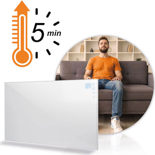 Berdsen Panou Radiant cu Infraroșu de Perete 960W Alb 120x80cm
