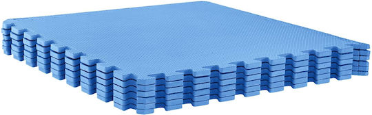 vidaXL Спортни Пъзел Подове Сини 60x60x1cm 40 Бр