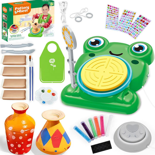 Argilă modelatoare pentru copii set verde