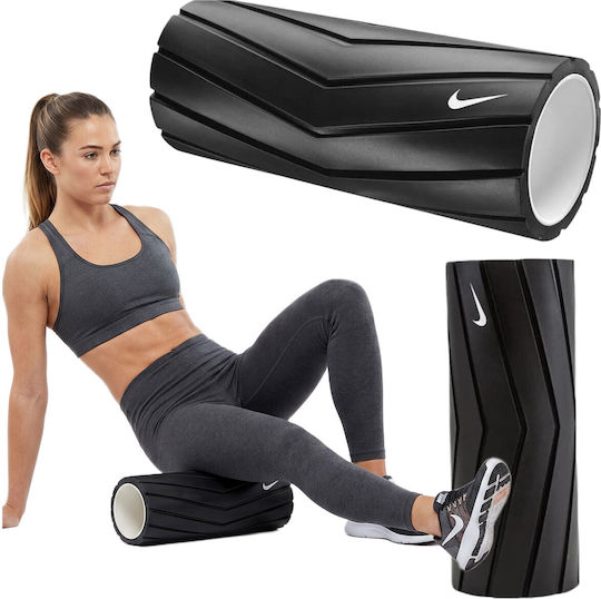 Nike Κύλινδρος Μασάζ Μαύρος 33cm