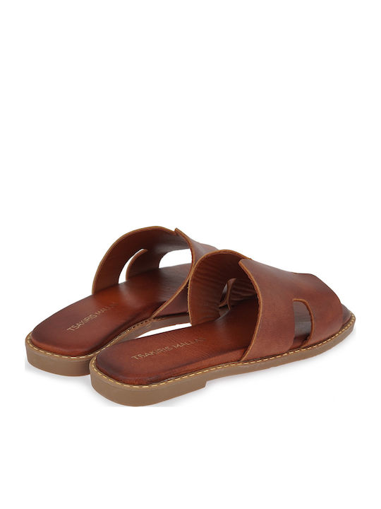 Sandale Casual Damă Din Piele Tabac Maro