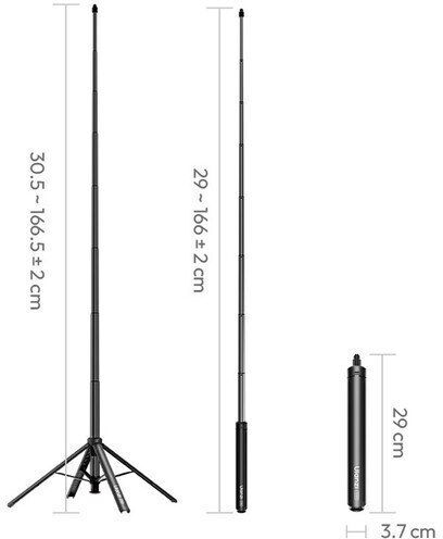 Ulanzi Tt91 Auto-open Extension Pole 1/4" Mount