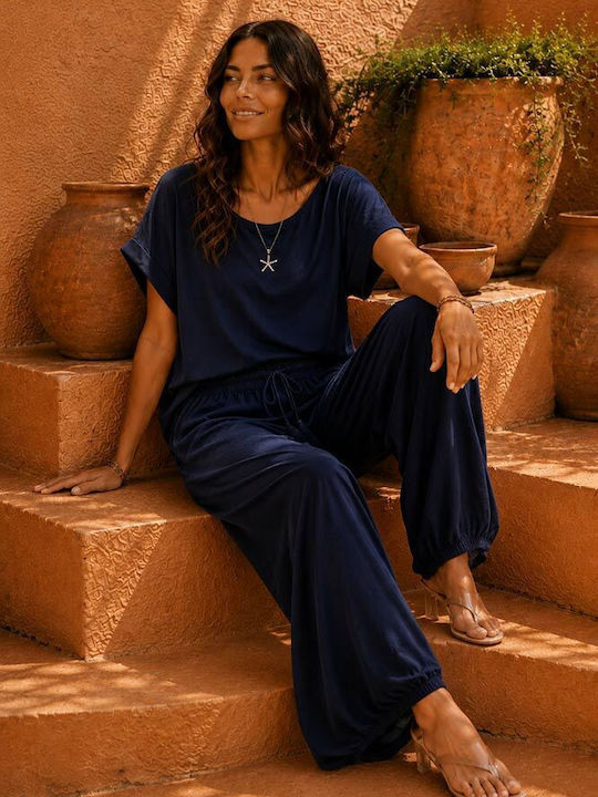 Women's Blouse Navy Blue