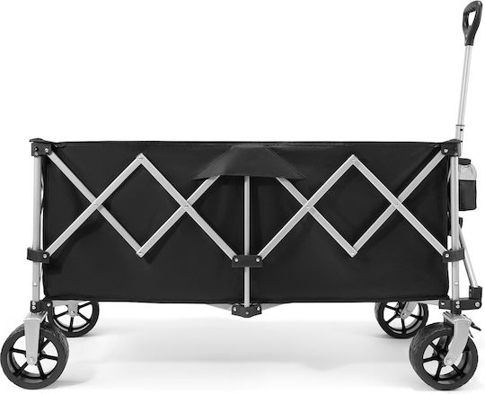 Kippwagen Zusammenklappbar Anhänger Gartenkarren Metallisch 250lt