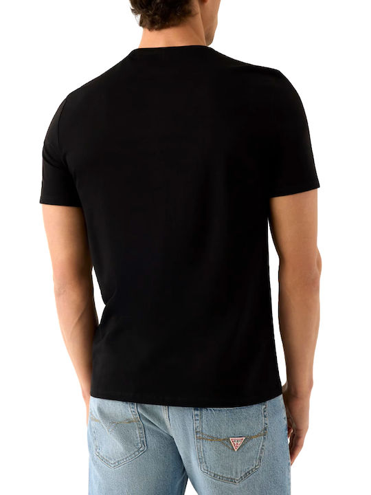 Tricou Guess Triangle Negru