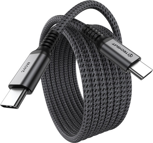 Καλώδιο USB-C σε USB-C Techsuit TitanSync Pro (CX2) 240W - 480Mbps - Fast Charging - E-marker Chip 2m