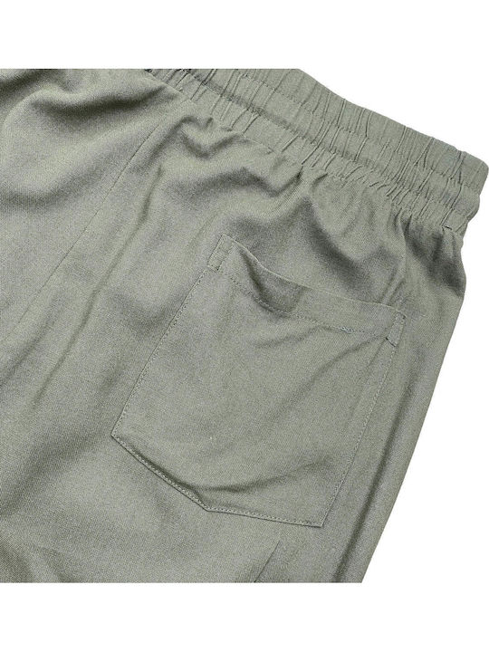 Trousers in Relaxed Fit Khaki