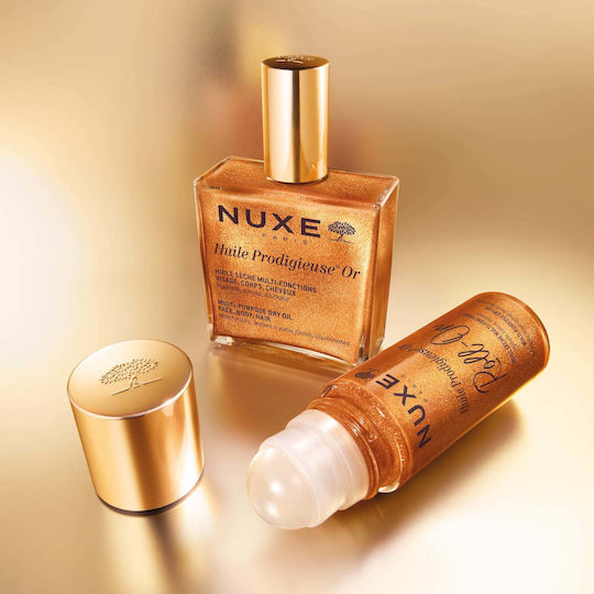 Nuxe Huile Prodigieuse Or Roll-On Multi-Purpose Ulei Uscat Shimmering 60ml