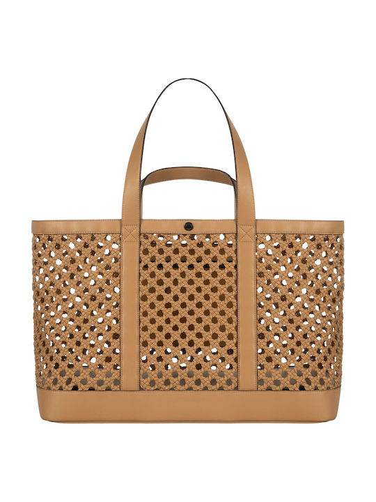 Michael Damen Tote Tasche Beige