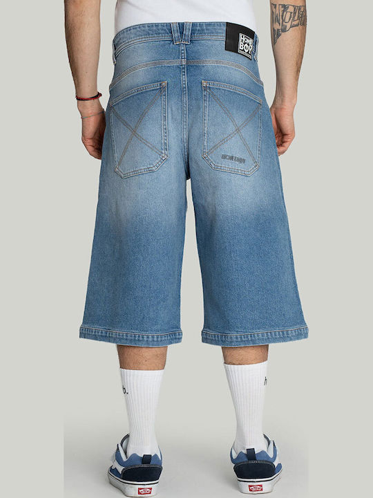 X-tra Herren Shorts Denim Vintage Blau