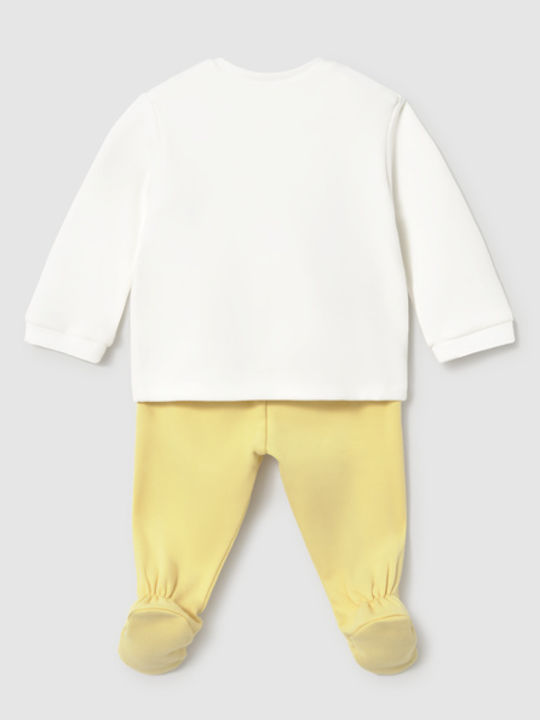 Kids Clothing Set with Leggings Summer 2 Pieces Yellow