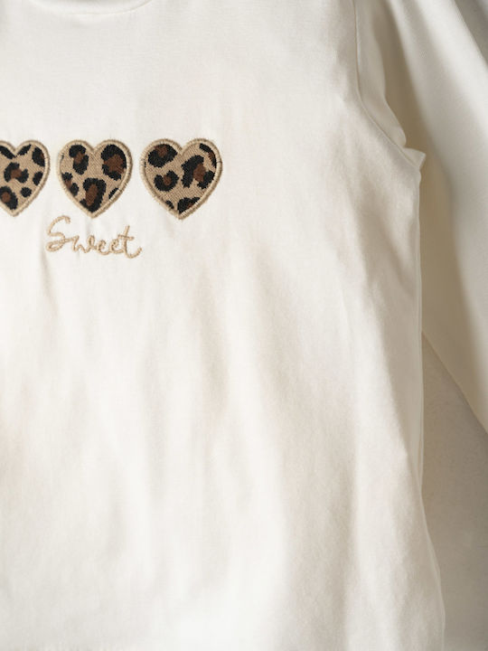 Kids Set with Skirt Summer 3 Pieces Leopard