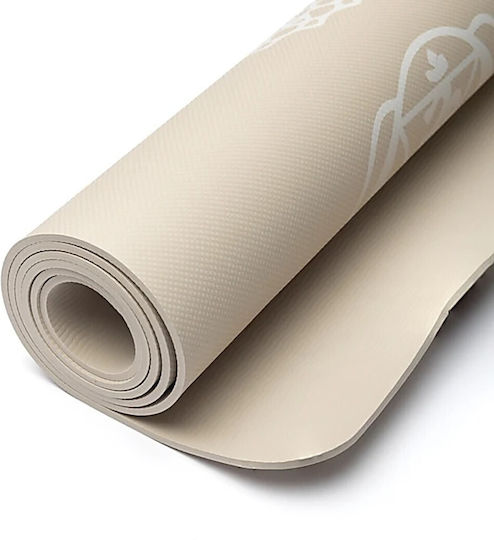 Yogi & Yogini Στρώμα Γυμναστικής Yoga Μπεζ