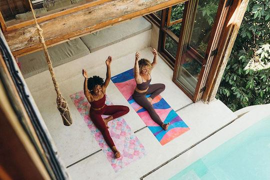 Yoga Design Lab Στρώμα Γυμναστικής Yoga Μπεζ (178x61x0.15cm)