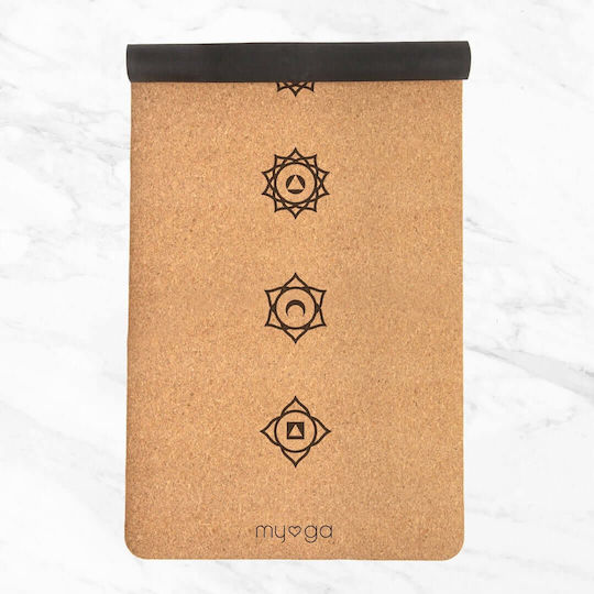 Myga Myga Trainingsmatte Yoga Beige (200x70cm)