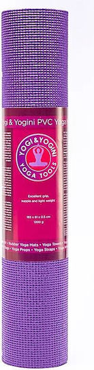 Yogi & Yogini Στρώμα Γυμναστικής Yoga Μωβ