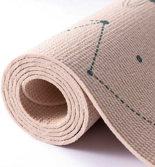 Myga Myga Trainingsmatte Yoga Beige (150x55cm)