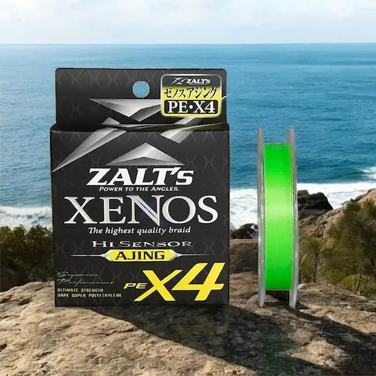 Angelschnur Zalt’s Xenos X4 Hi Sensor Ajing 150m 0.094mm Pe#0.3