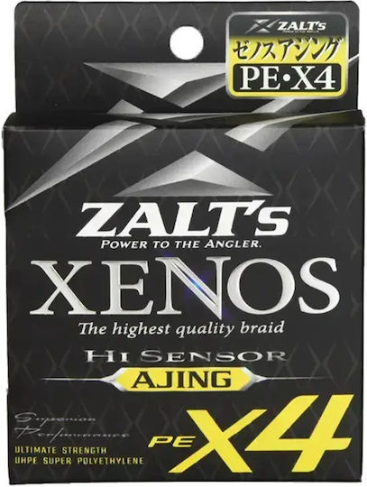 Angelschnur Zalt’s Xenos X4 Hi Sensor Ajing 150m 0.094mm Pe#0.3
