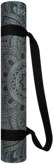 Yoga Design Lab Yoga Trainingsmatte Schwarz 178x61x0.15cm