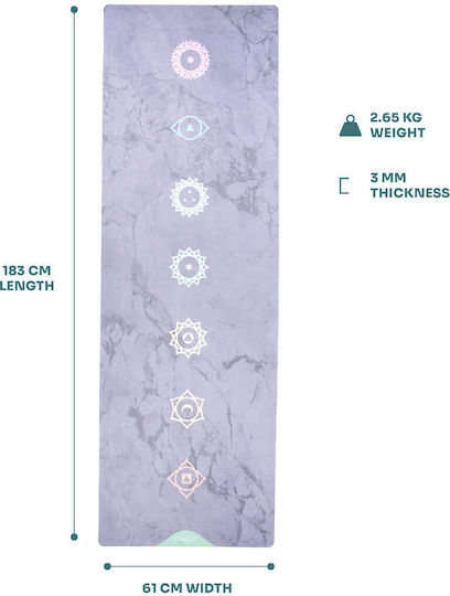 Myga Rebel Active Trainingsmatte Yoga Graue (183x61cm)