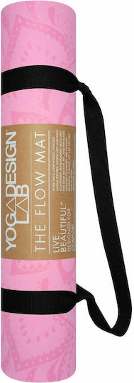 Yoga Design Lab Матрак За Фитнес Йога Розов (173x61см)