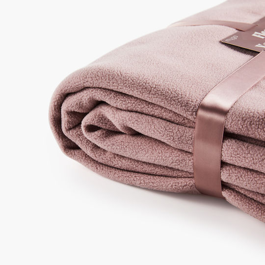 Myga Fleece Yoga Blanket Blush