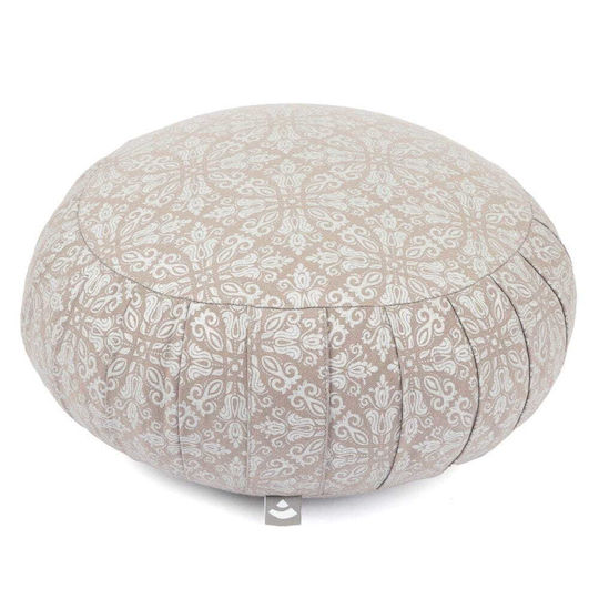 Bodhi Zafu Maharaja Meditation Cushion Beige