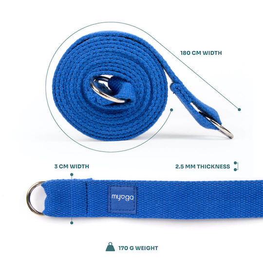 Myga 2 In 1 Yoga-Gürtel Blau