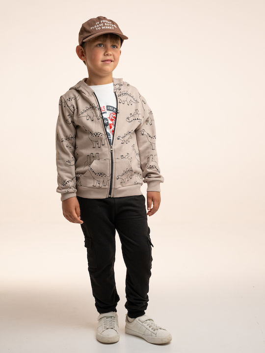Kids Set with Summer Pants 3 Pieces Brown