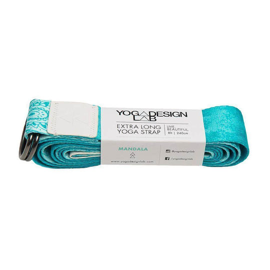 Yoga Design Lab Yoga Strap Mandala Turquoise