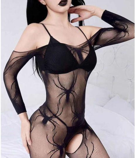 Intimonna Bodystocking Negru