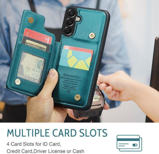 Caseme Wallet Leder / Synthetisches Leder Grün (Galaxy A37Nokia C22)