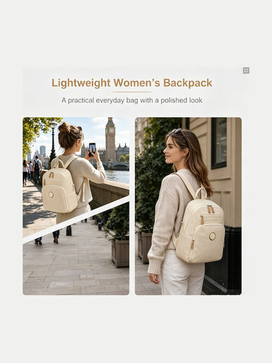 Miss Lulu Backpack Μπεζ