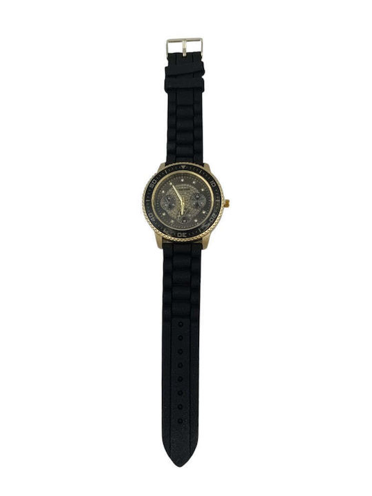 Damenuhren 40mm Batterie mit Gummi Armband