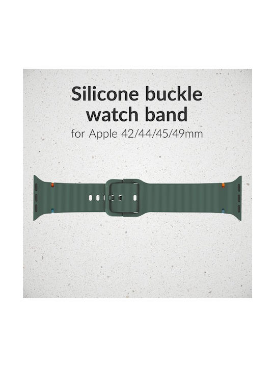 Mobilize Силиконова каишка Тюркоазен (Apple Watch Series 42/44/45/49 мм)