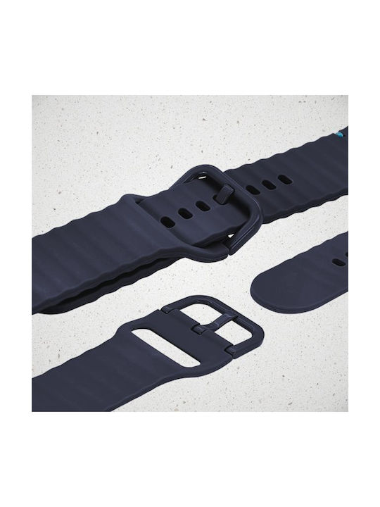 Mobilize Силиконова Каишка Синя (Apple Watch Series 42/44/45/49 мм)