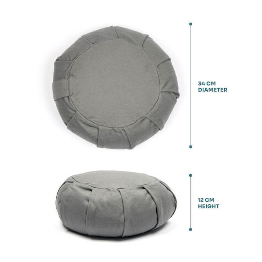 Zafu Meditation Cushion Myga Gray