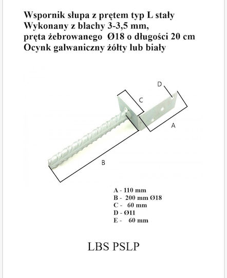 Basis Für Gartenpergolen Verzinkt 10x10cm