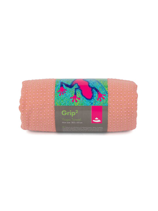 Yoga Towel Grip 183 X 61 Cm – Pink