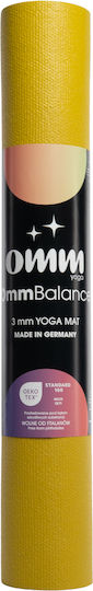 OMM Mături De Exerciții Yoga Galben (183x60cm)