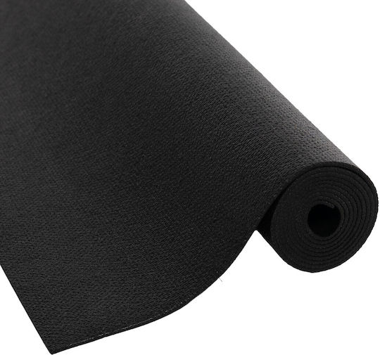OMM Στρώμα Γυμναστικής Yoga Μαύρο (183x60cm)