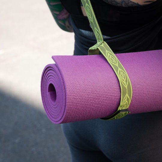Bodhi Velcro Yoga Mat Carrying Strap Green