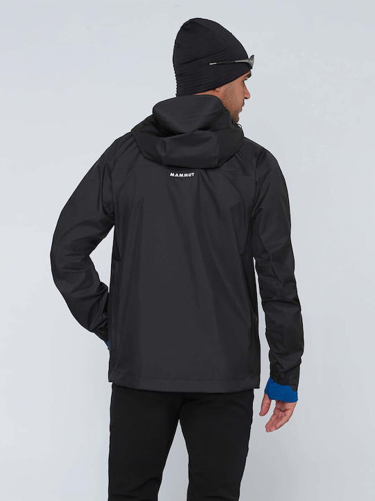 Wasserdichtes Herren Jacke Schwarz