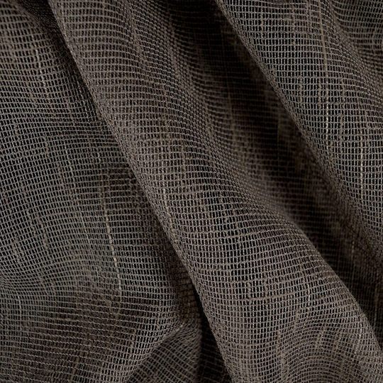 Saray Home Curtain With Pencil Pleat Brown 280x280cm